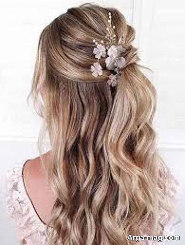 مدل شینیون باز زیبا