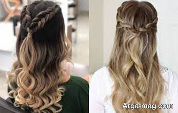 شینیون متفاوت باز 