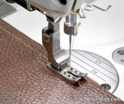 تغییر طول کوک ها در حین دوخت چرم