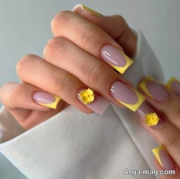 خاص ترین طراحی ناخن مربعی