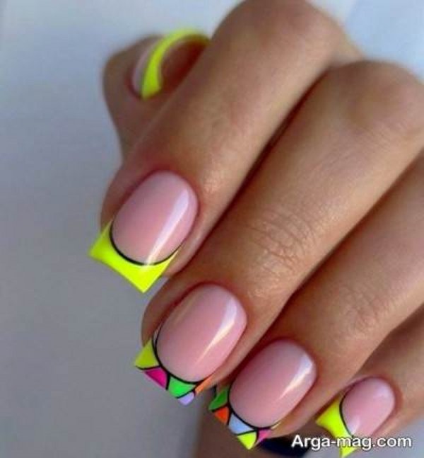 ایده طراحی ناخن منحصر به فرد