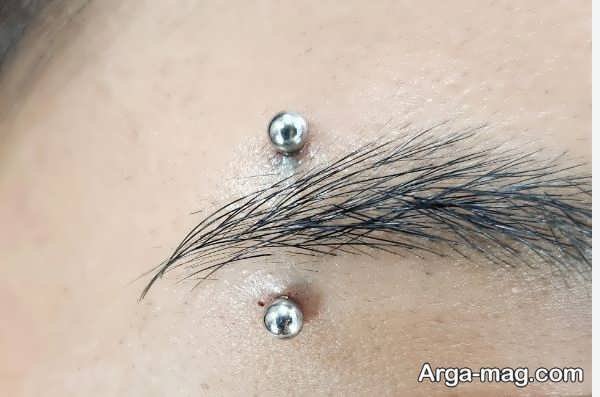 محافظت از پیرسینگ ابرو