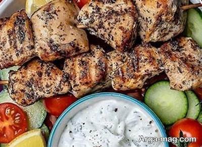 نحوه تهیه جوجه کباب خامه ای