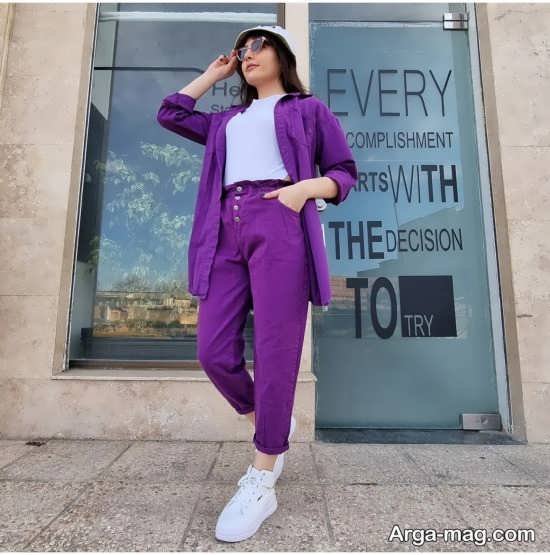 کت شلوار رنگ زیبای دخترانه