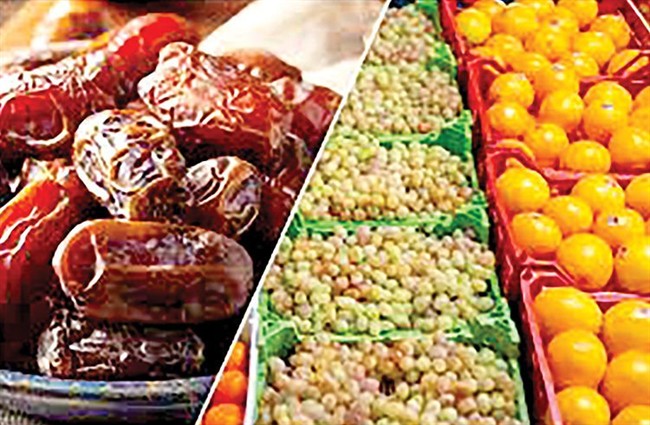 ذخیره‌سازی خرمای ماه رمضان و میوه شب عید