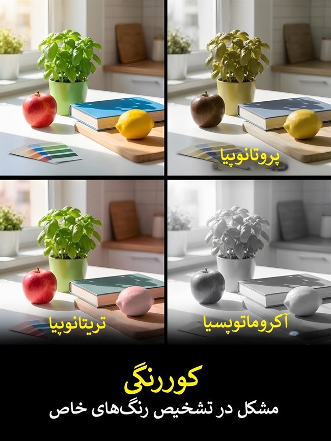 تفاوت های بینایی: چرا ما جهان را یکسان نمی بینیم؟