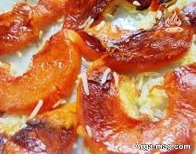 آموزش تهیه ته دیگ کدو حلوایی