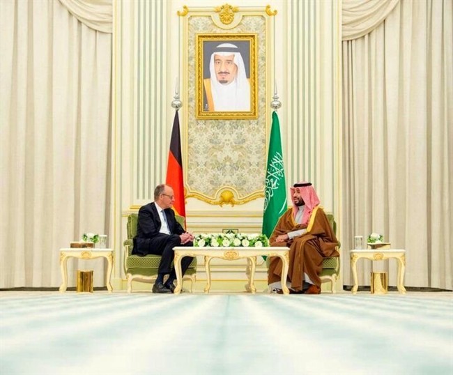 جزئیات دیدار رسمی ولیعهد عربستان و صدراعظم آلمان در ریاض
