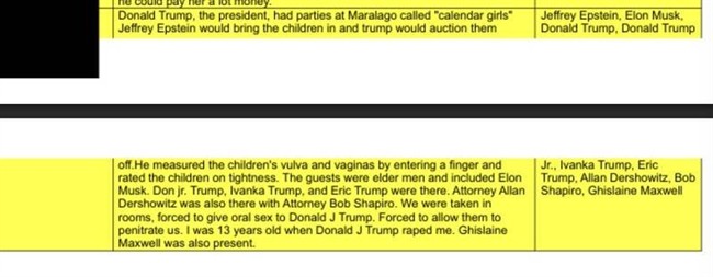 افشای جزییات جدیدی از بزرگترین عملیات دامافکنی جنسی/ اسناد آلودگی عمیق ترامپ در بردگی جنسی کودکان +عکس و فیلم