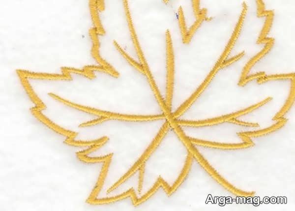 یادگیری گلدوزی برگ