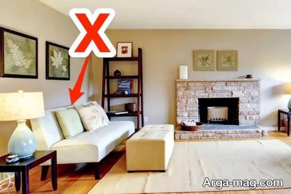 اشتباهات چیدمان مبل