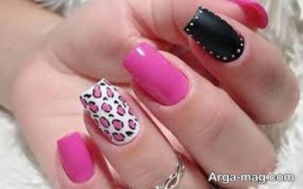 متفاوت ترین طرح ناخن پلنگی