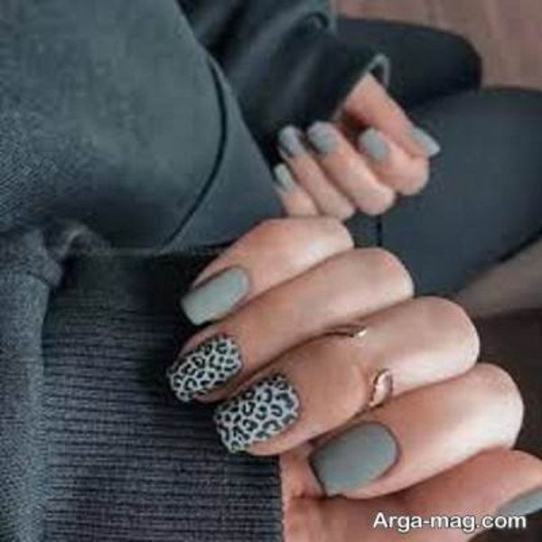 انواع ایده طراحی ناخن پلنگی