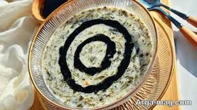 ایده خلاقانه تزیین آش 