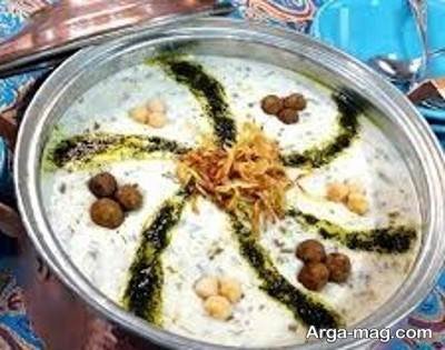 ایده لاکچری تزیینات آش دوغ 