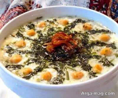 تزیین آش دوغ لاکچری