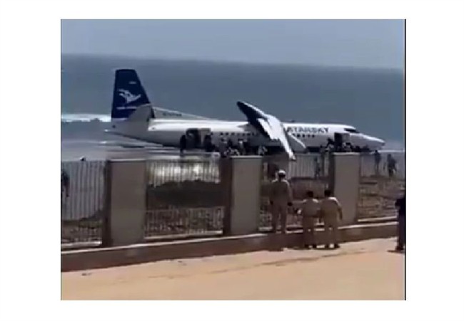 فرود سخت یک هواپیمای مسافربری اندکی پس از تیک‌آف + فیلم