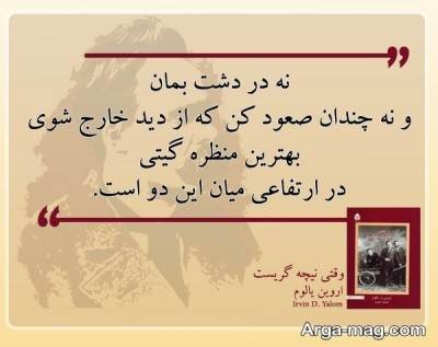 گزیده بهترین جملات کتاب وقتی نیچه گریست اثر اروین یالوم