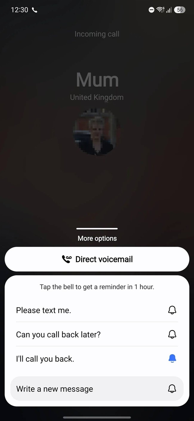 ویژگی Direct Voicmail سامسونگ