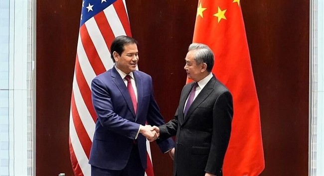 دیدار وانگ‌یی و روبیو پشت درهای بسته 