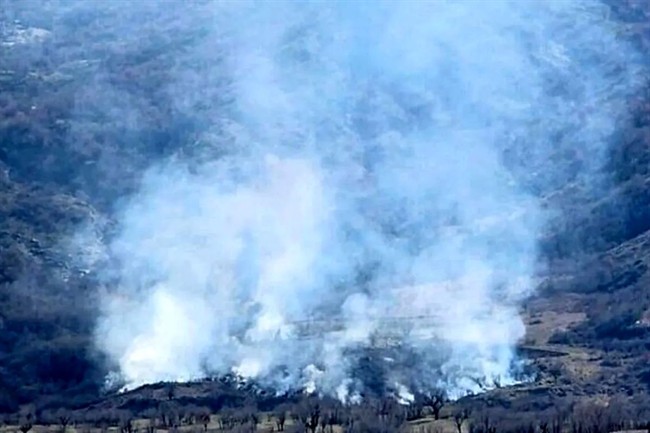 آتش‌سوزی در جنگل‌های مازندران