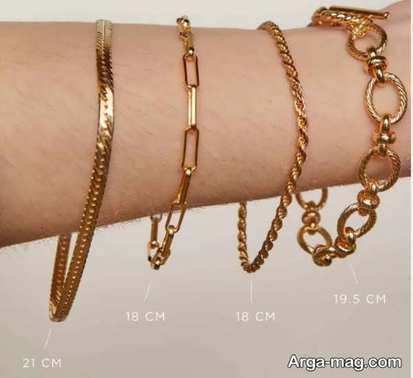 راهنمای اندازه دستبند