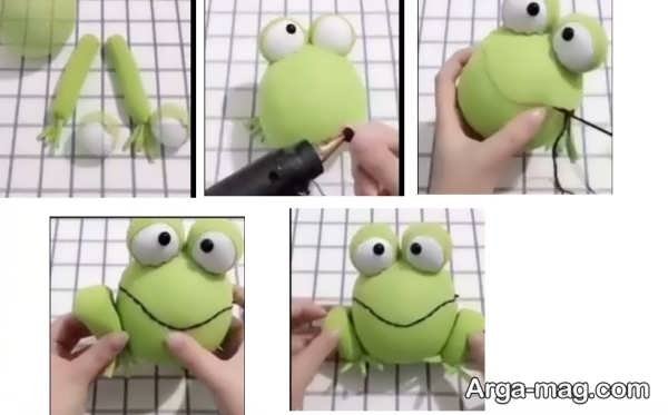 ساخت عروسک قورباغه
