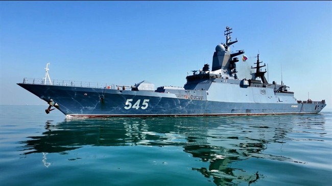 ناو روسی به خلیج فارس رسید