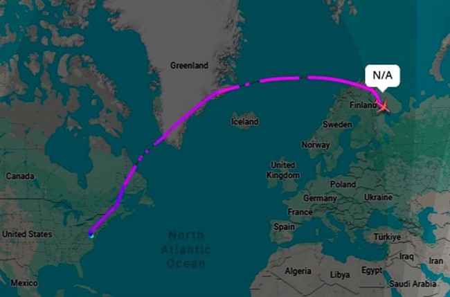 ماجرای ورود هواپیمای آمریکایی به حریم هوایی روسیه و محو شدن از رادار