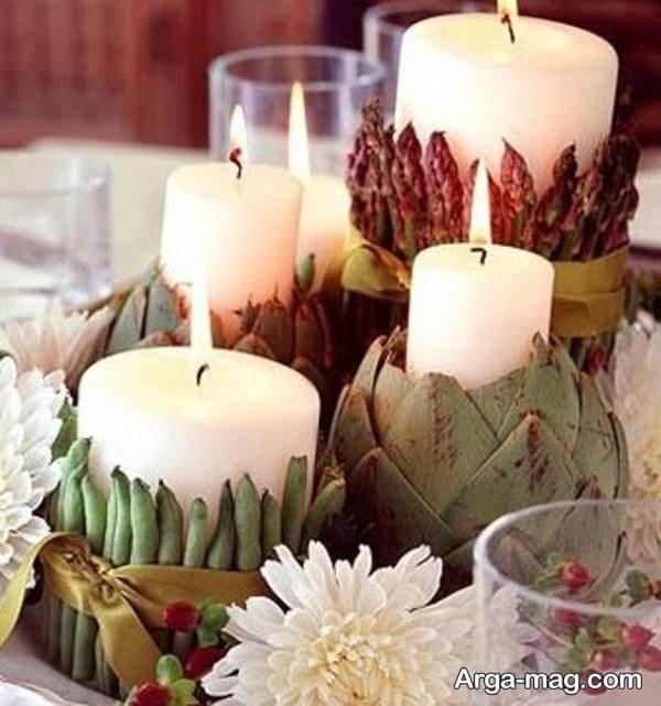 ایده منحصر به فرد تزیینات شمع سفره هفت سین