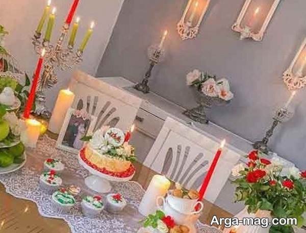 ایده متفاوت تزیینات شمع سفره هفت سین