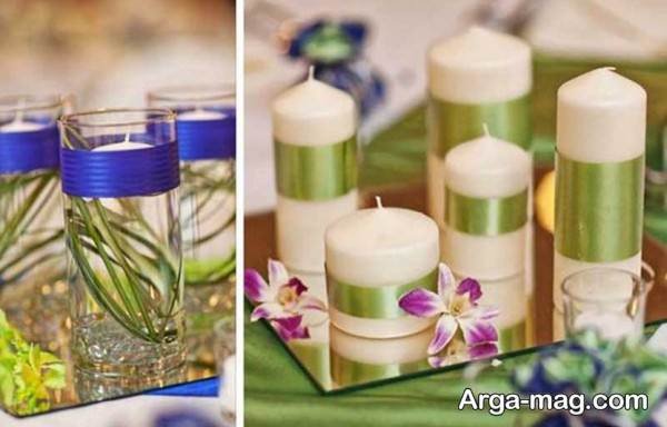 متفاوت تزیین شمع سفره هفت سین