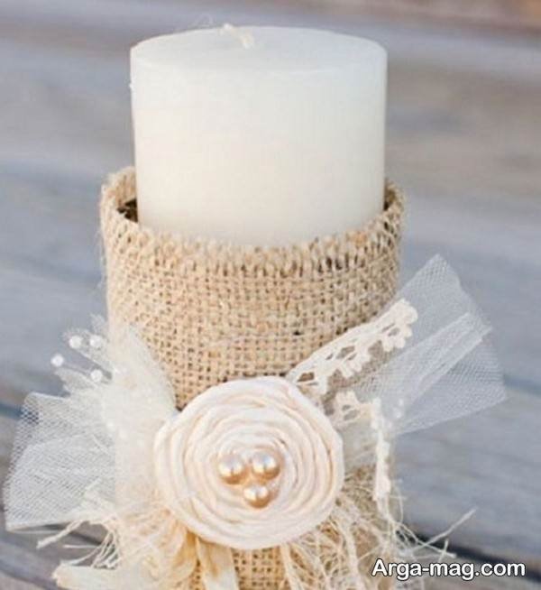 تزیین شمع سفره هفت سین لاکچری