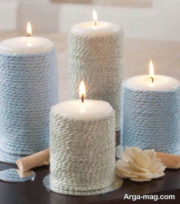 ایده دیزاین زیبا شمع سفره هفت سین