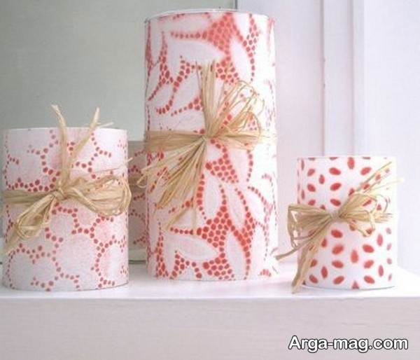 ایده تزیینات شمع سفره هفت سین شیک