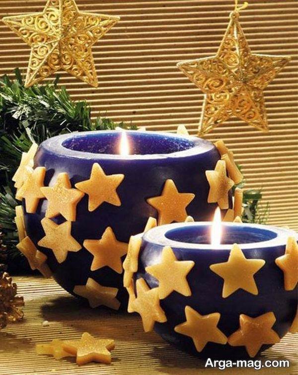 زیباترین تزیین شمع سفره هفت سین