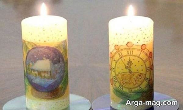 ایده دیزاین لاکچری شمع سفره هفت سین