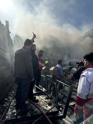 تصاویری از محل سقوط بالگرد ارتش در اصفهان+ عکس خلبان