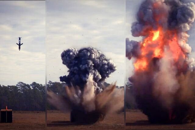 ارتش آمریکا یک موشک آزمایش کرد
