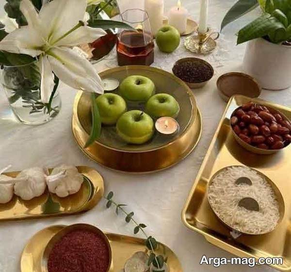 سفره هفت سین 1404 ساده