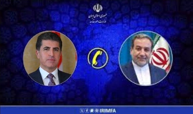 رایزنی تلفنی عراقچی و رئیس اقلیم کردستان عراق/ جزئیات یک گفتگوی مهم
