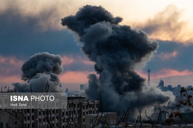 حمله به دانشگاه جنگ/ صدای دوباره انفجار و جنگنده در تهران و کرج بلند شد