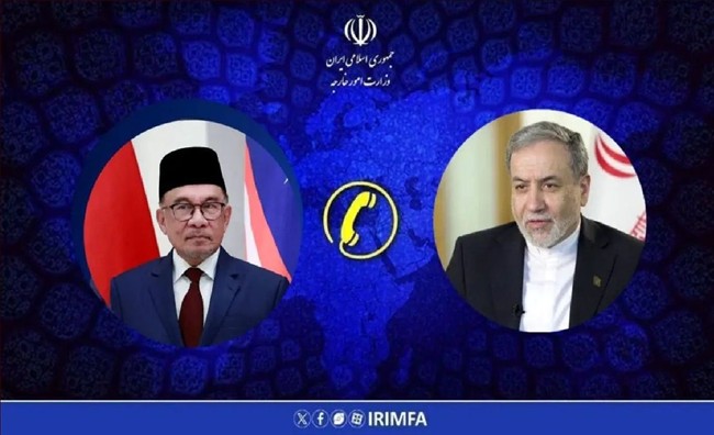 گفتگوی تلفنی عراقچی با نخست وزیر مالزی