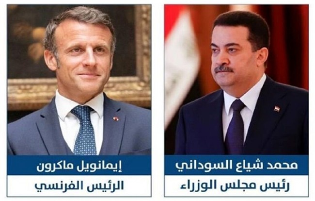 رایزنی تلفنی مکرون بانخست وزیر عراق درباره حمله آمریکا و اسرائیل به ایران