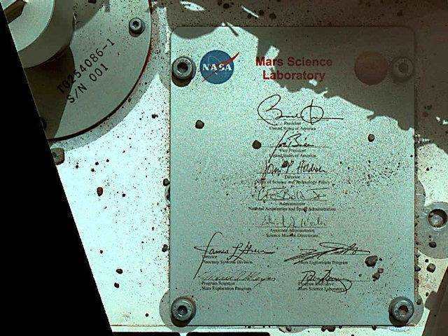 امضای اوباما در مریخ ماندگار شد+عکس