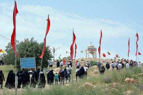 بازدید دانش‌آموزان سمنان از مناطق عملیاتی دفاع مقدس