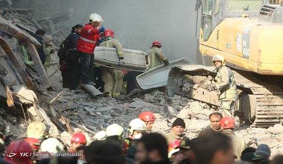هشتمین روز حادثه پلاسکو/ امروز 2 پیکر  آتش نشان شهید از زیر آوار خارج شد