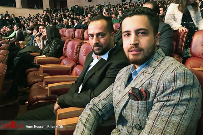 مهرداد صدیقیان و احمد مهرانفر در اختتامیه جشنواره فیلم فجر+ عکس