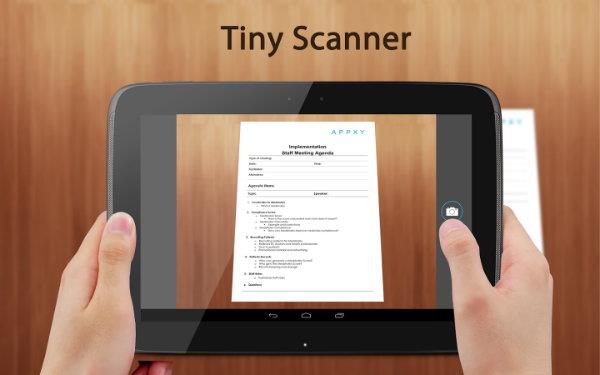 معرفی اپ Tiny Scanner؛ اسکن کننده مدارک در قالب فایل های پی دی اف