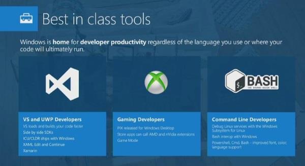 مایکروسافت از امکانات به روز رسانی Creators Update برای توسعه دهندگان می گوید